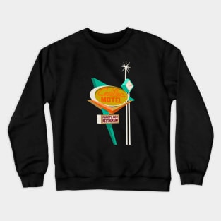 Cadillac Motel Sign Crewneck Sweatshirt